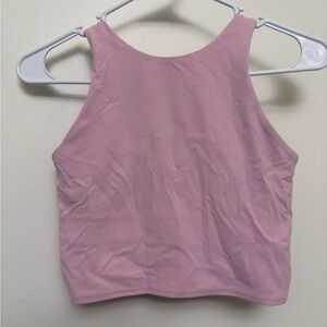 Athleta Conscious Crop Tank Top in light pink